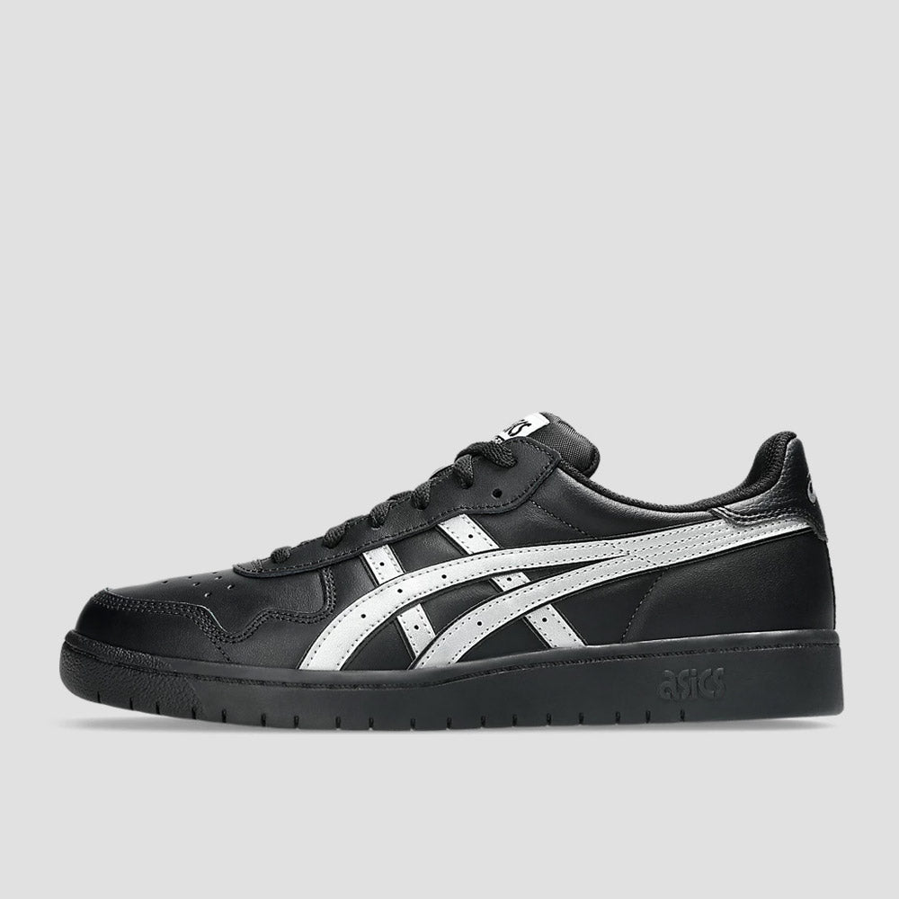 Asics Japan Pro Leather Skate Shoes Black / Pure Silver