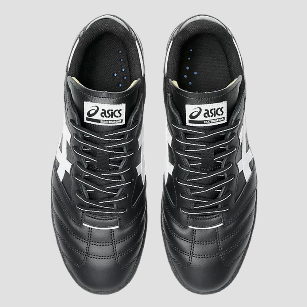 Asics Leggerezza FB PU Leather Skate Shoe Black / Bright White
