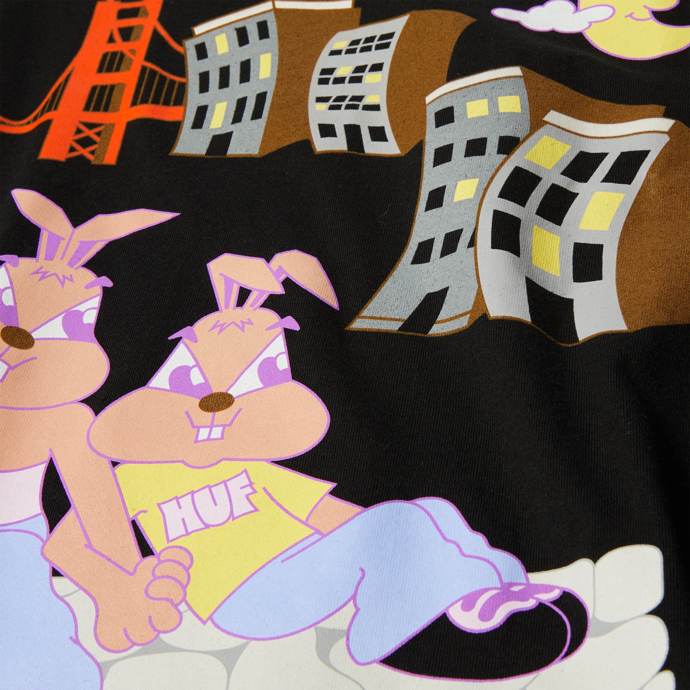 Huf Bae View T-Shirt Black