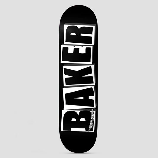 Baker 8.475 Logo Skateboard Deck Black / White