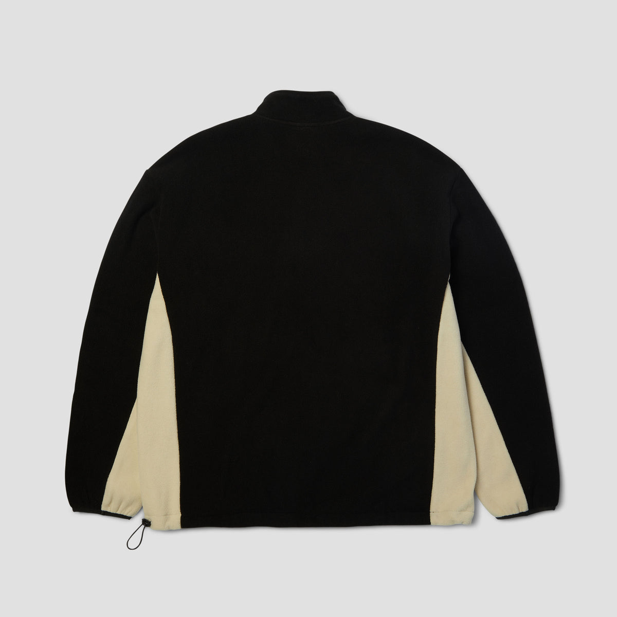 HUF Basecamp Quarter Zip Polar Fleece Black