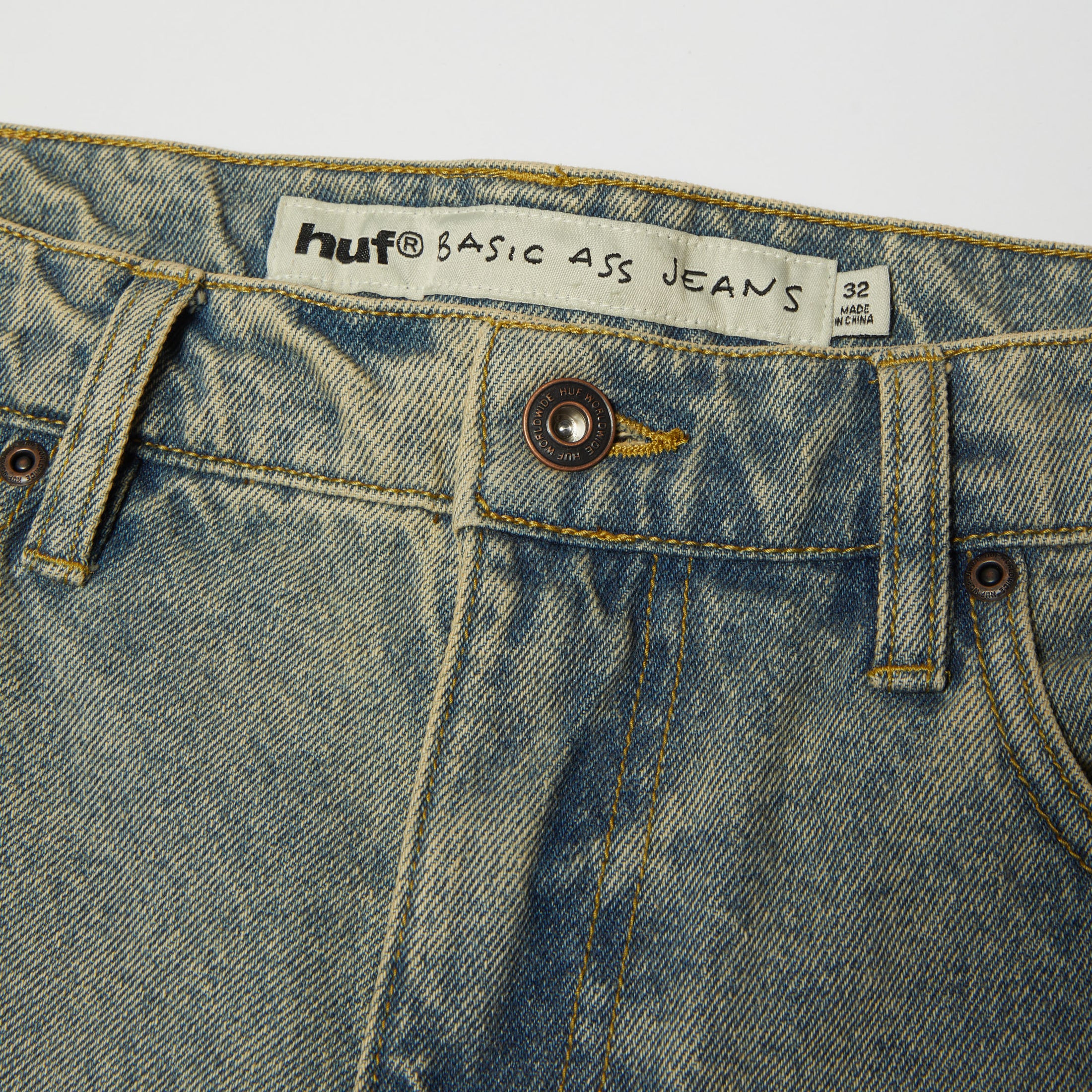 HUF Basic Ass Jeans Warm Wash