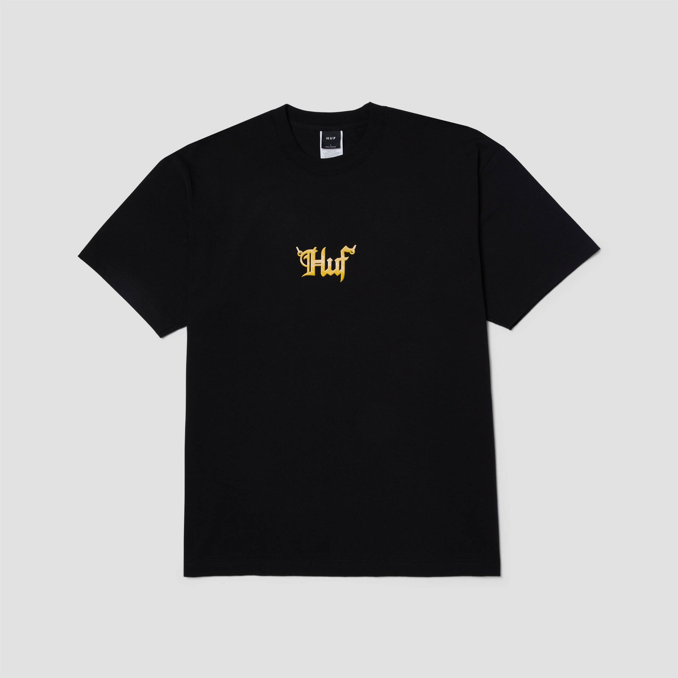 HUF Big H Shortsleeve T-Shirt Black