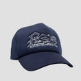 Load image into Gallery viewer, Frog Big Shoes Trucker Cap Navy
