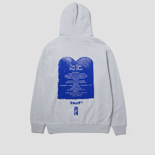 HUF X Isaac Hayes Black Moses Heavyweight Hood Ash