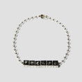 Load image into Gallery viewer, HUF Blocks Bracelet Silver
