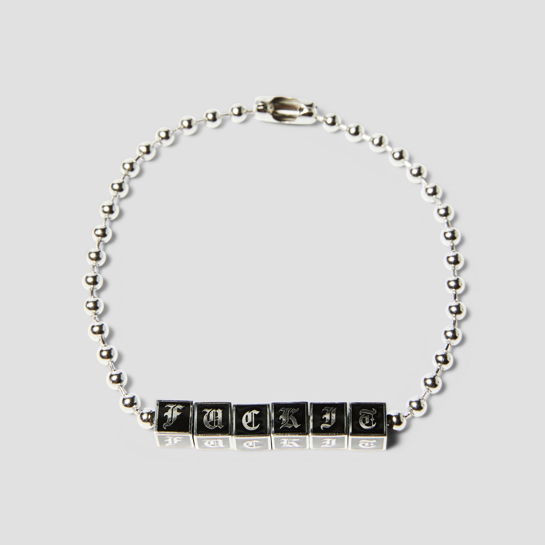HUF Blocks Bracelet Silver