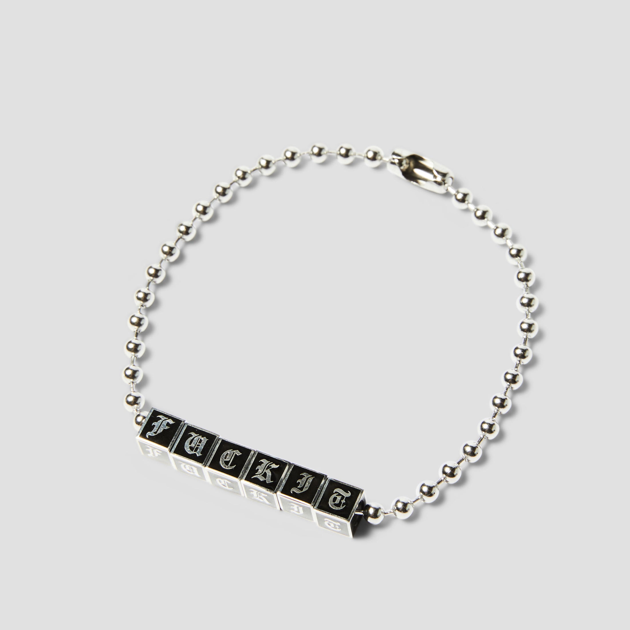 HUF Blocks Bracelet Silver
