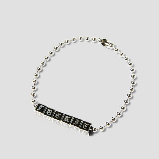HUF Blocks Bracelet Silver