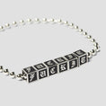 Load image into Gallery viewer, HUF Blocks Bracelet Silver
