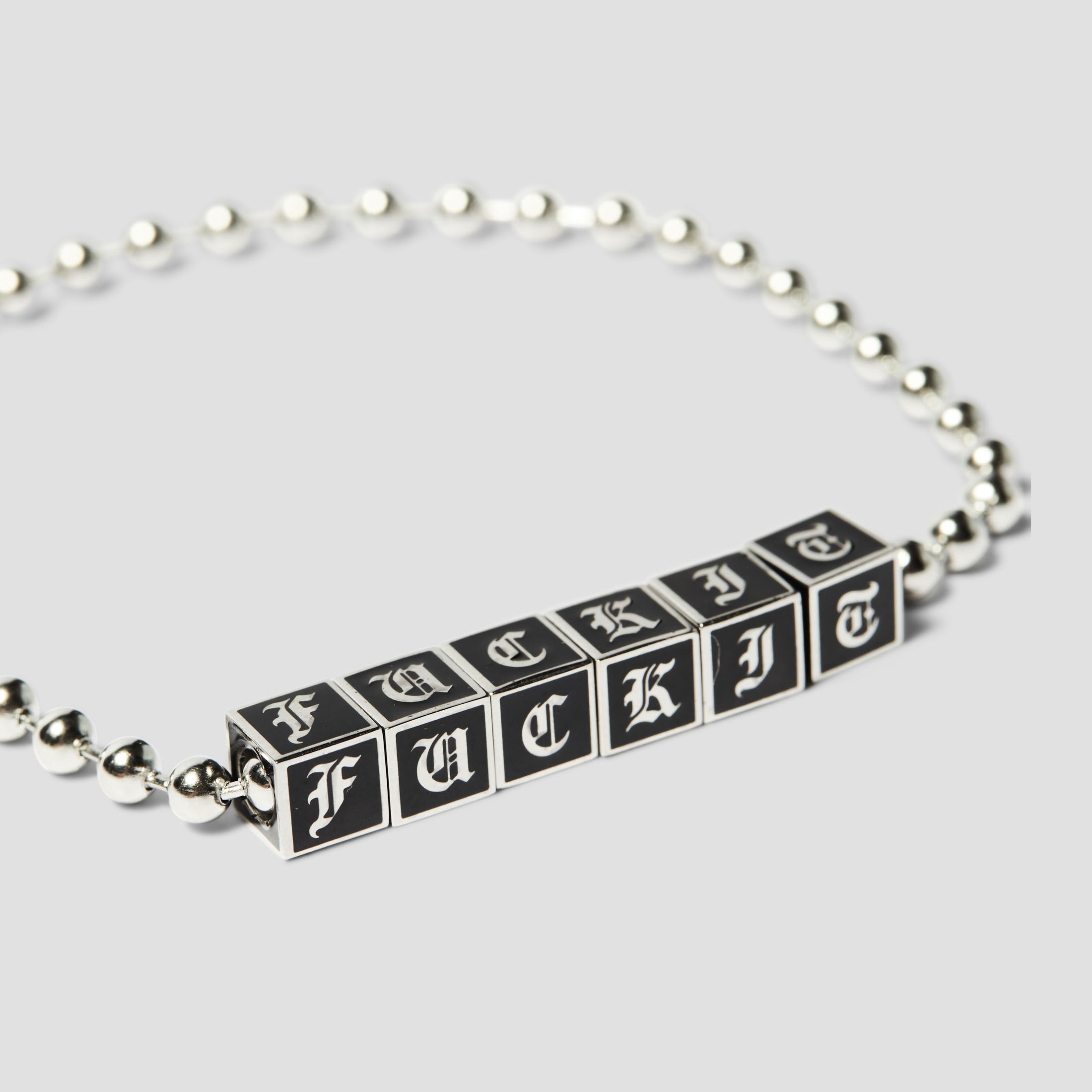 HUF Blocks Bracelet Silver