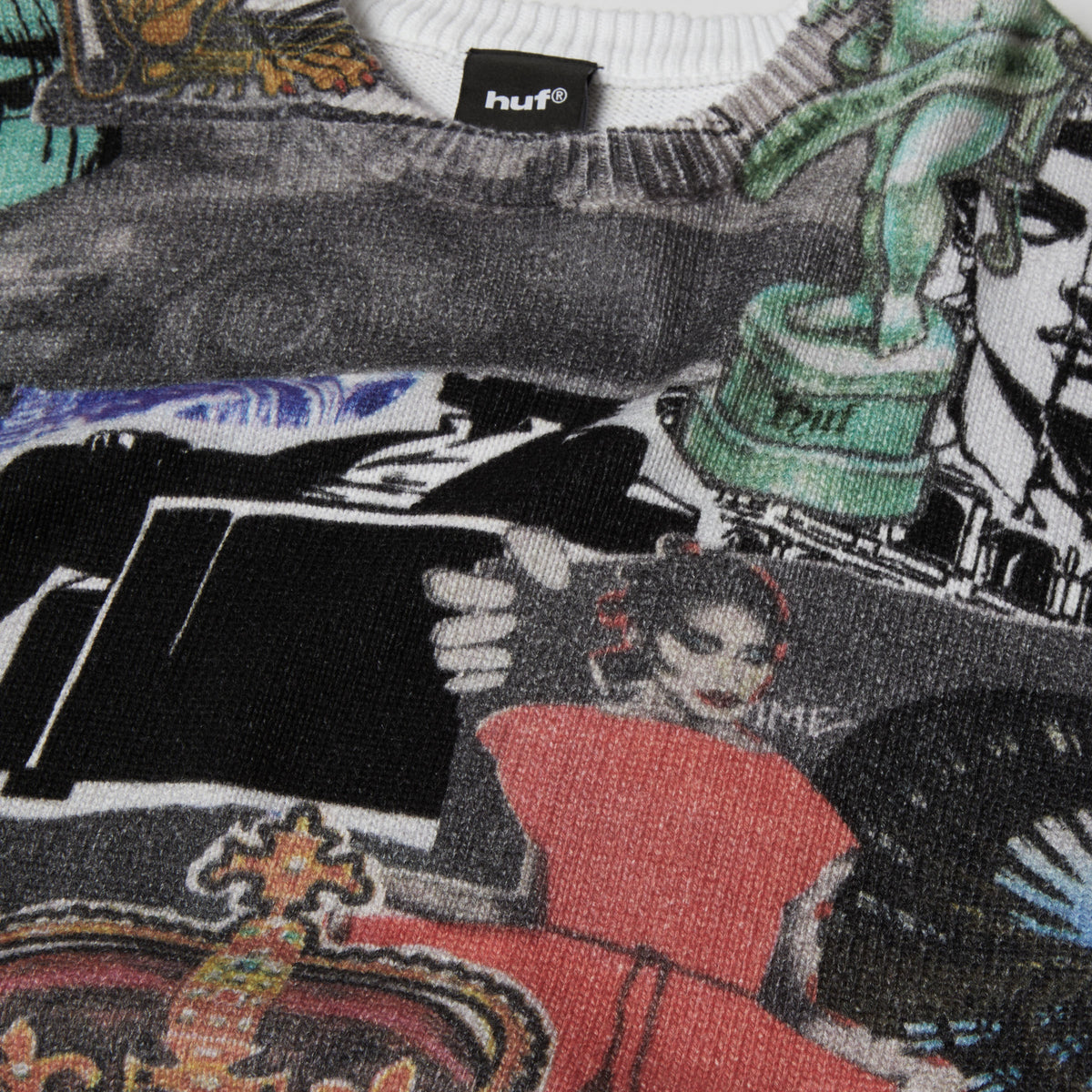 HUF Boulevard Status Crewneck Multi