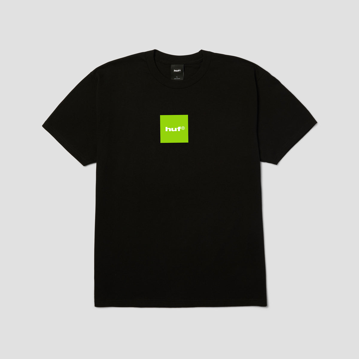 HUF Box Logo T-Shirt Black / Huf Green