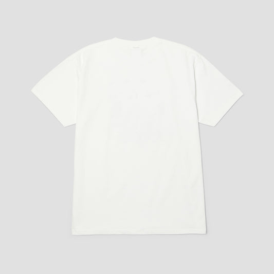 HUF Box Logo T-Shirt White / Teal