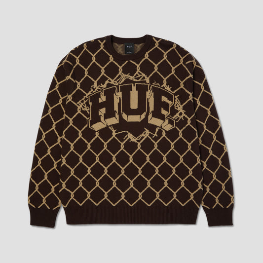 HUF Breakthrough Crew Sweater Bison