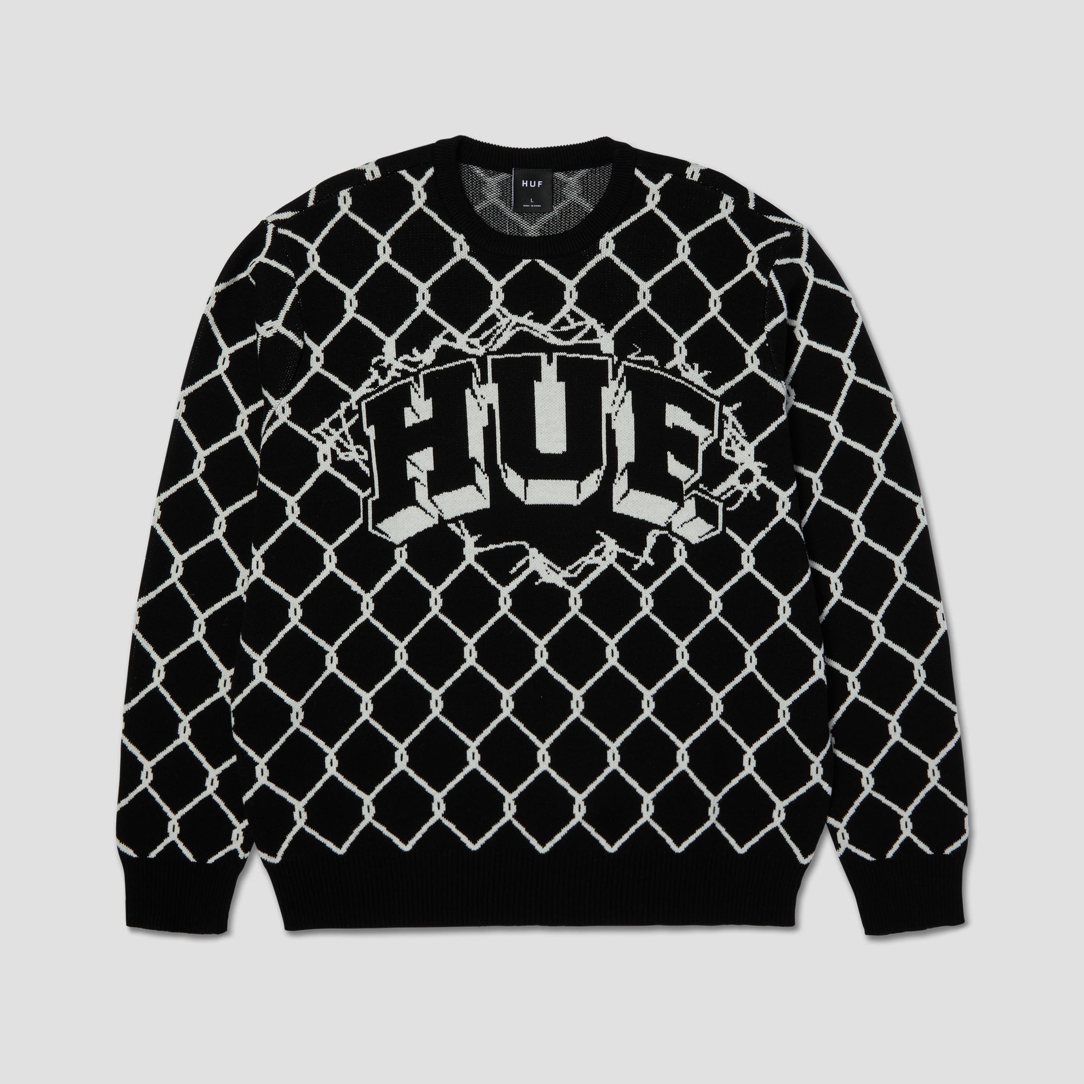 HUF Breakthrough Crew Sweater Black