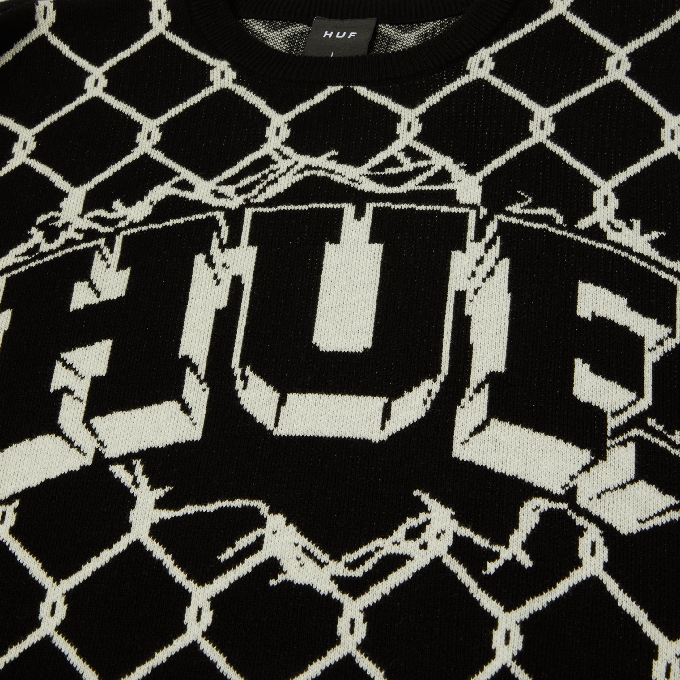 HUF Breakthrough Crew Sweater Black