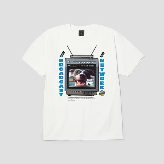 HUF Broadcast T-Shirt White