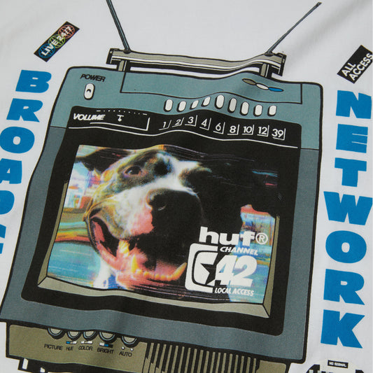 HUF Broadcast T-Shirt White