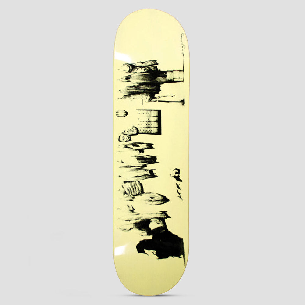Baglady 8.25 Peel Skateboard Deck Yellow Dip
