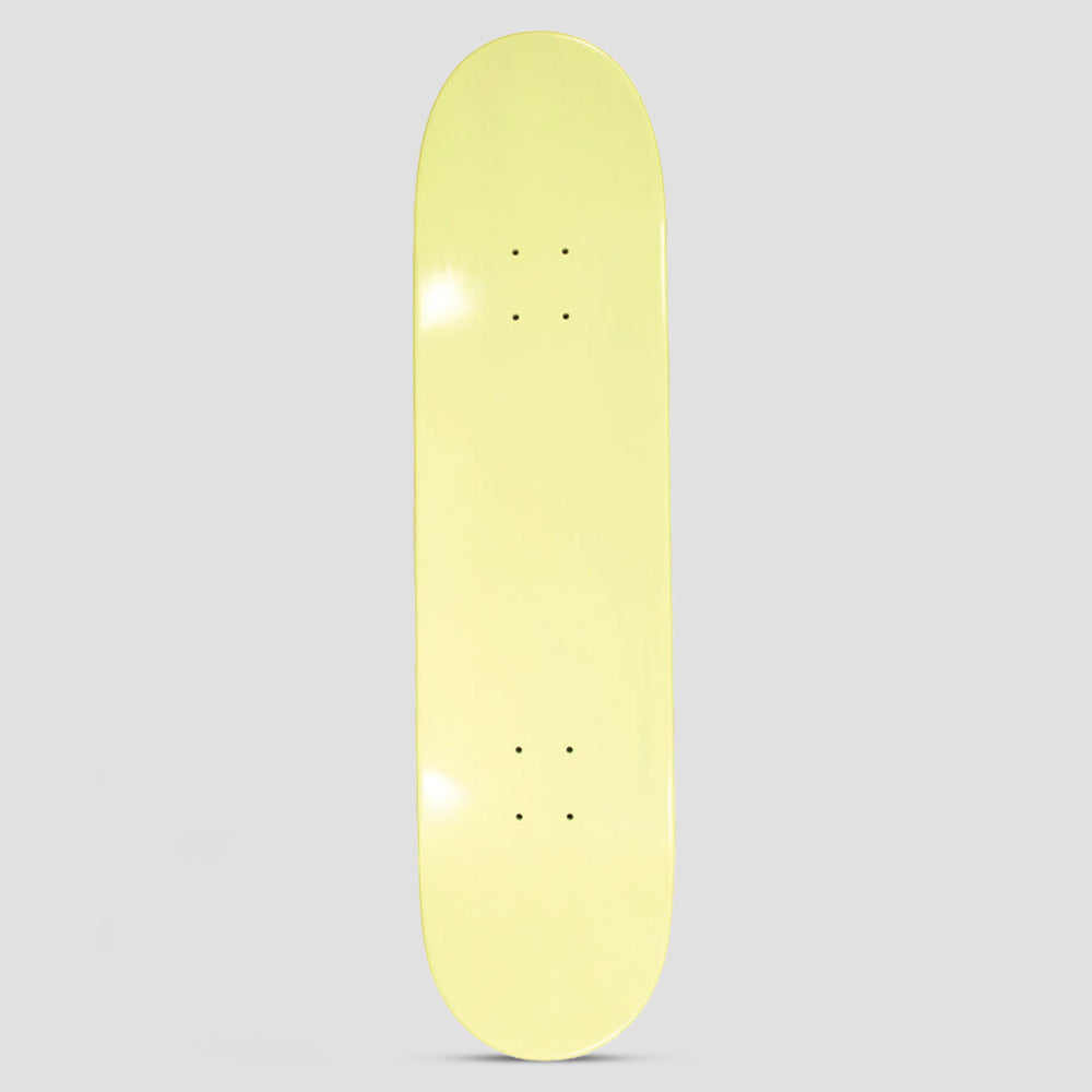 Baglady 8.25 Peel Skateboard Deck Yellow Dip