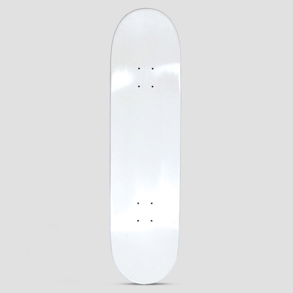 Baglady 8.25 Linger Skateboard Deck White Dip