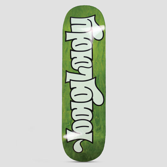 Baglady 8.375 Throw Up Skateboard Deck Green Dye