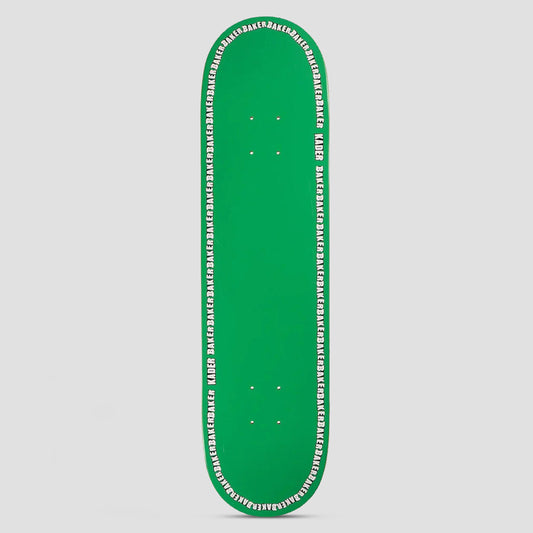 Baker 8.0 Kader Sylla Edge Embossed Skateboard Deck Green