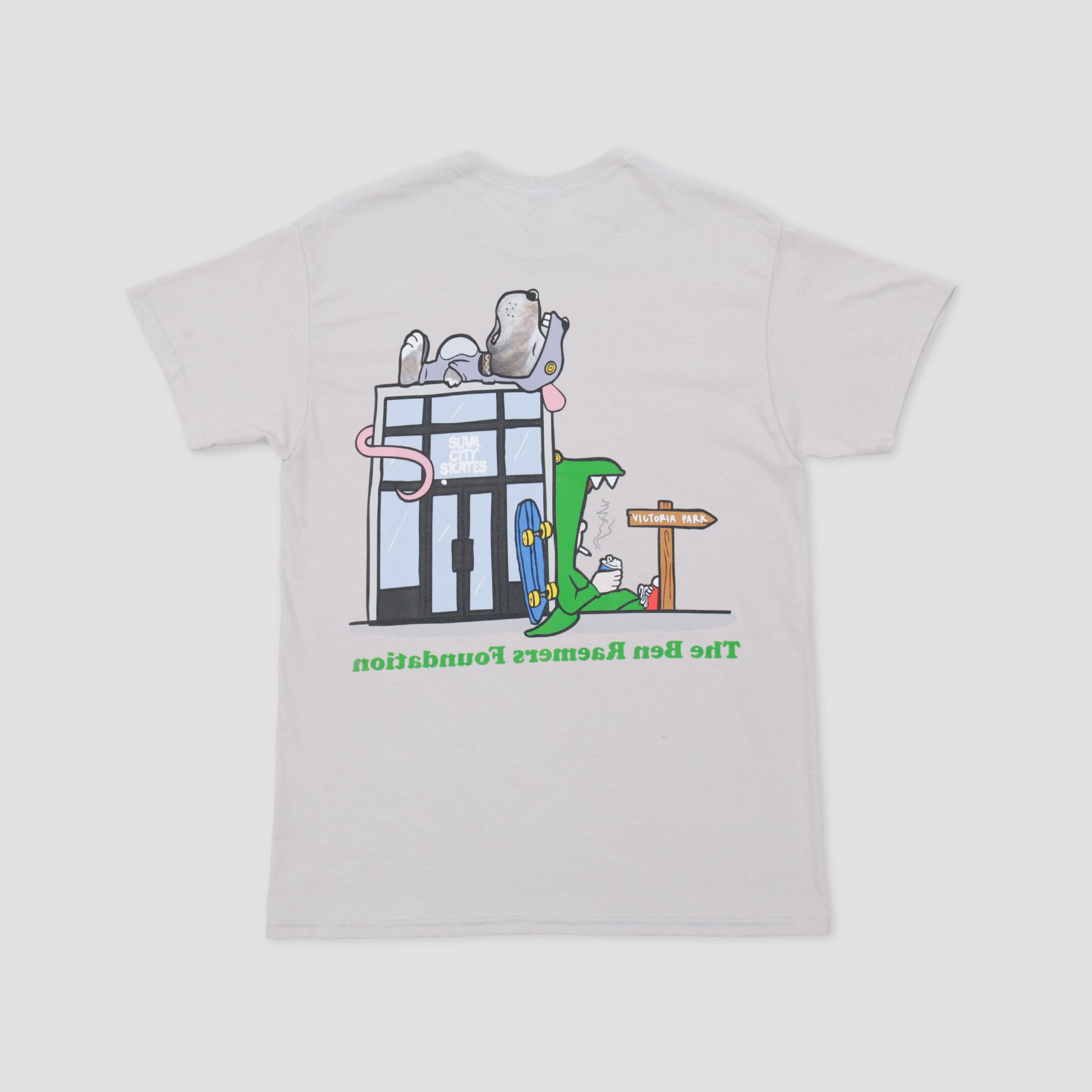 Ben Raemers Foundation Slam City x Lost Art T-Shirt Ice
