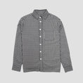Load image into Gallery viewer, Passport Workers Check Shirt Longsleeve Black
