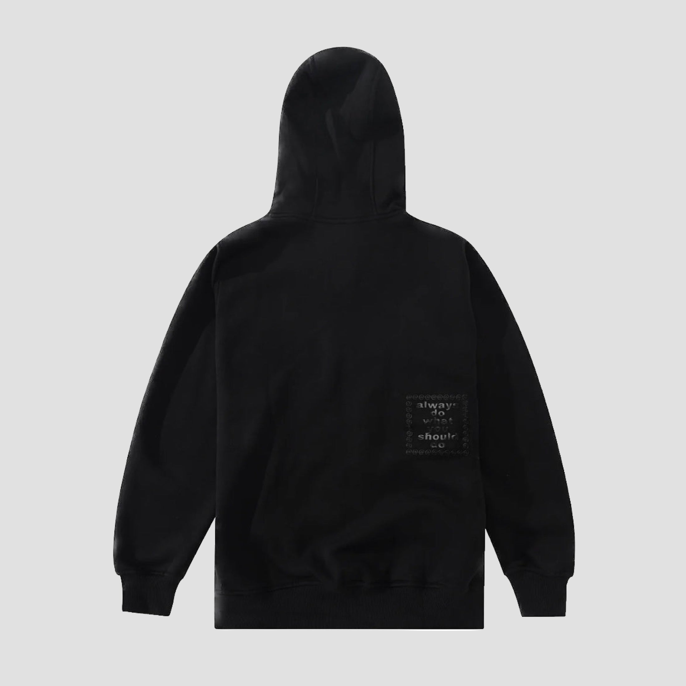 Always Relaxed Zip Hood Black