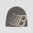 Load image into Gallery viewer, Bronze Emo Stripe B Skully Beanie Grey
