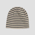 Load image into Gallery viewer, Bronze Emo Stripe B Skully Beanie Grey

