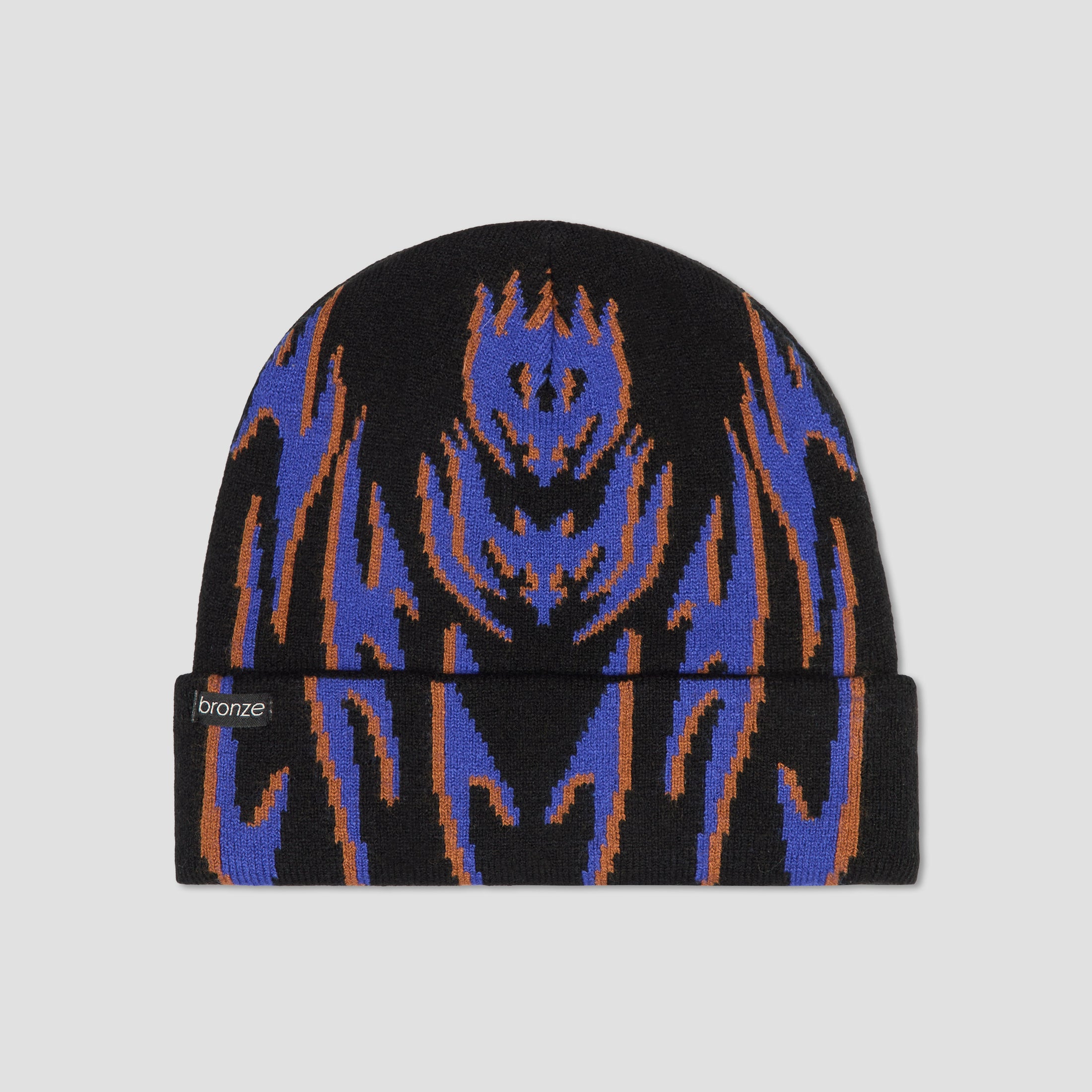 Bronze Tribal Sport Beanie Black