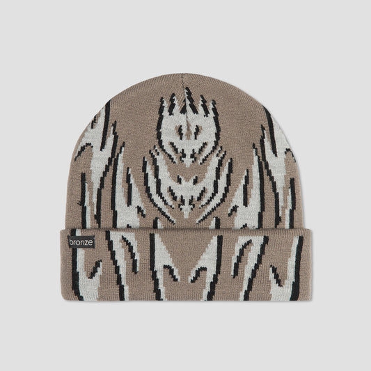 Bronze Tribal Sport Beanie Grey