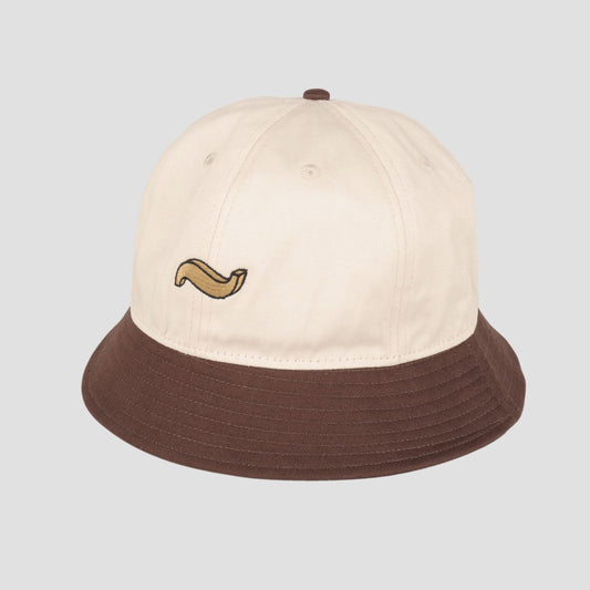 Passport Tilde 6 Panel Bucket Cap Choc