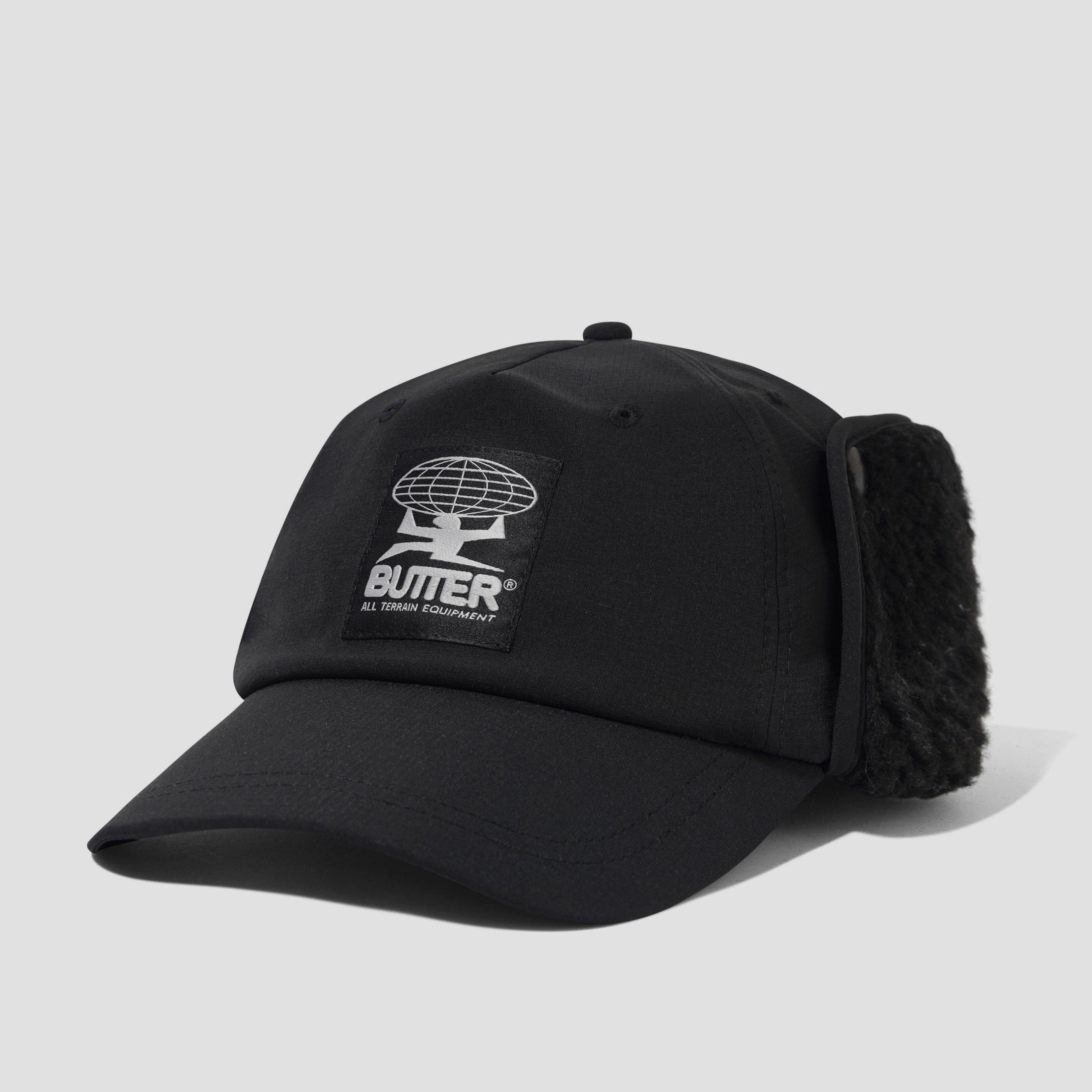 Butter Goods All Terrain 5 Panel Cap Black