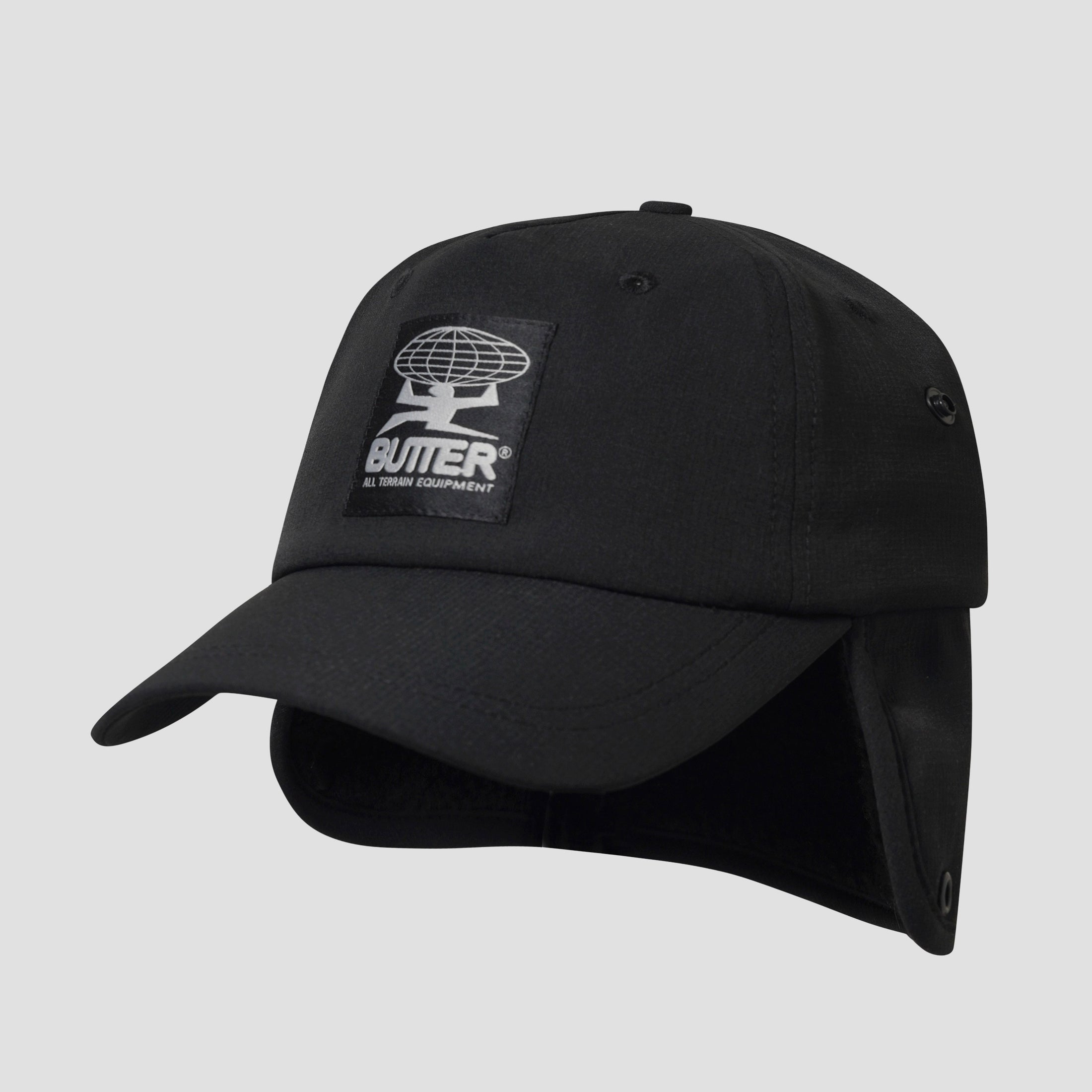 Butter Goods All Terrain 5 Panel Cap Black