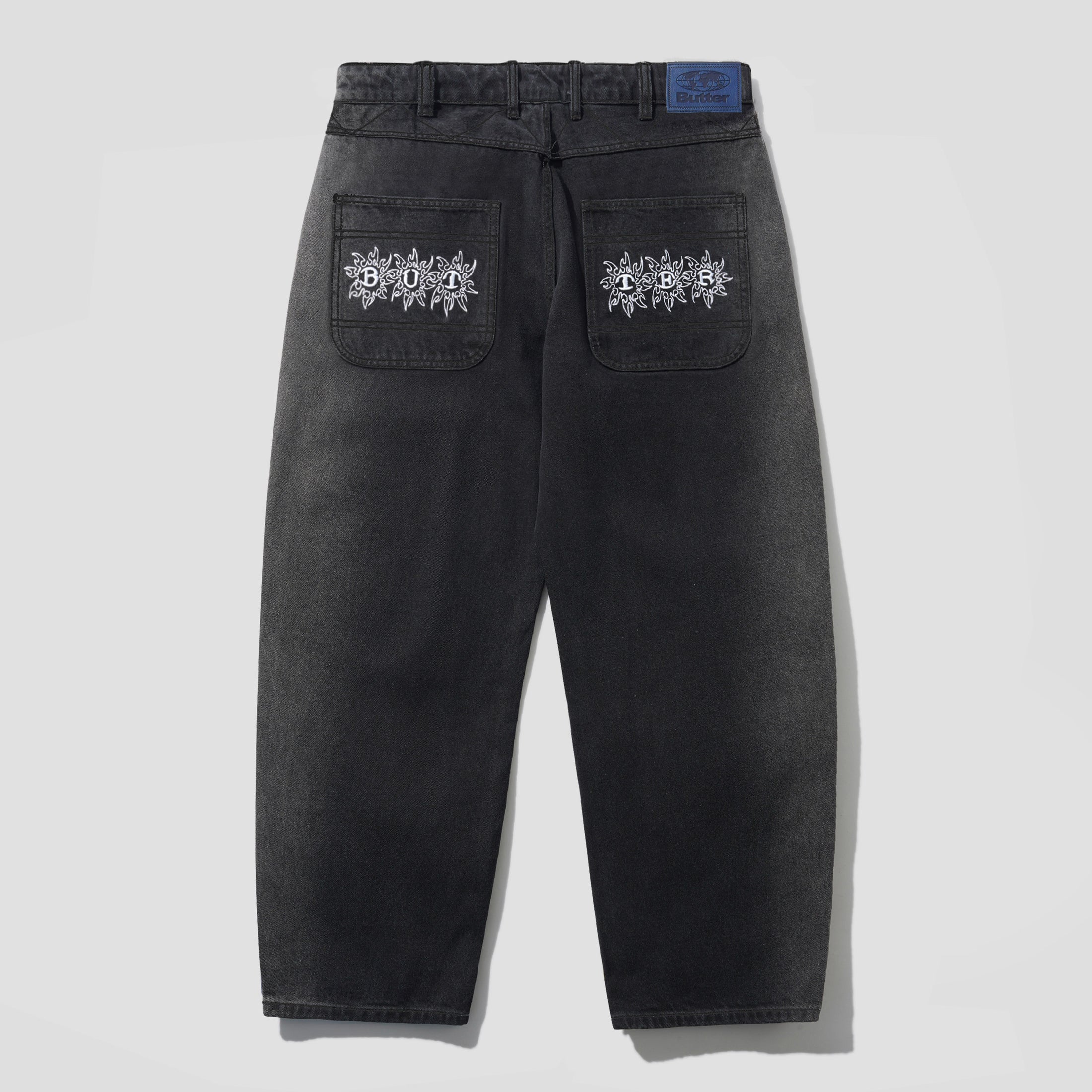 Butter Goods Bronco Denim Jeans Washed Black