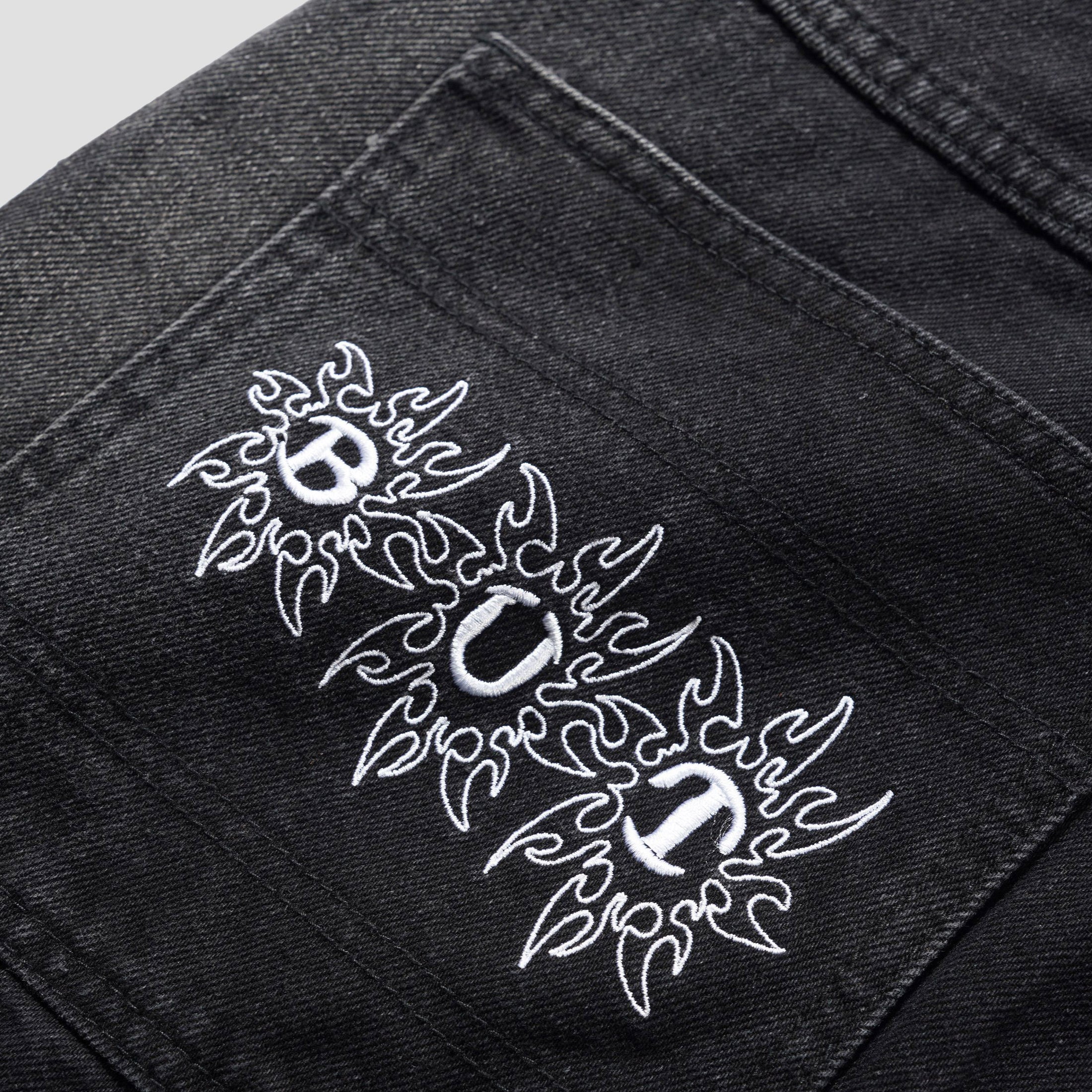 Butter Goods Bronco Denim Jeans Washed Black