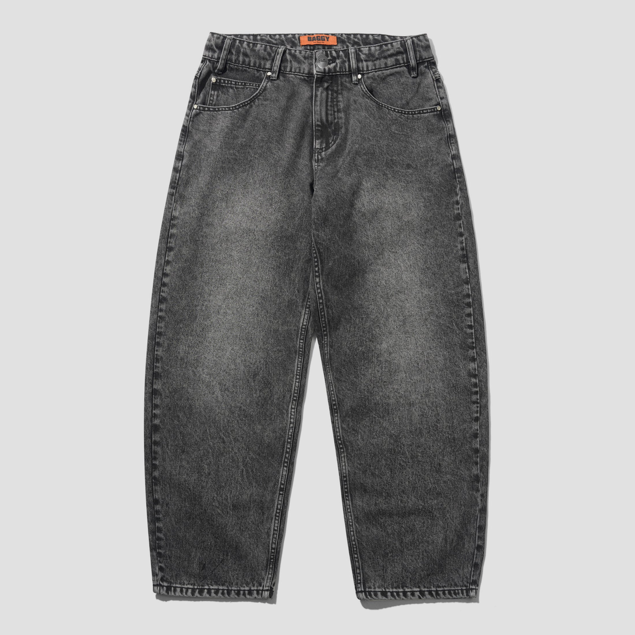 Butter Goods Drummer Baggy Denim Jeans Streaky Black