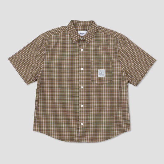 Butter Goods Equipment Shortsleeve Shirt Lime / Red