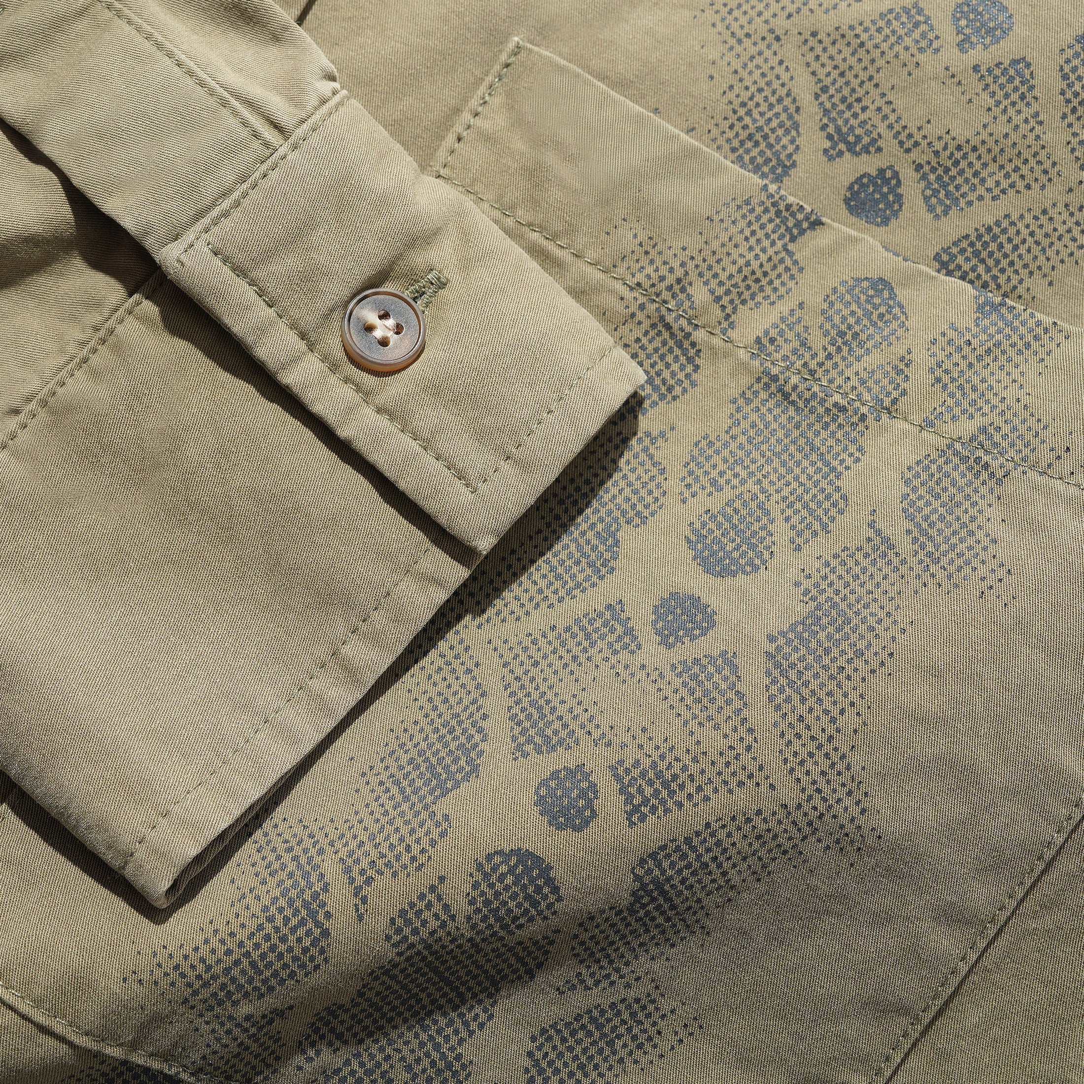 Butter Goods Fade Button Up Shirt Washed Fatigue