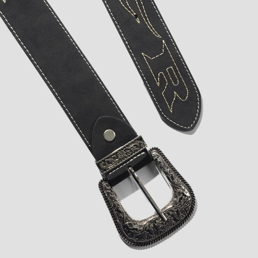 Butter Goods Flame Stitch Belt Black