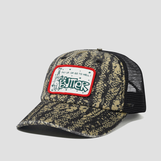 Butter Goods Pay Up Trucker Cap Lowland Camo