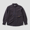 Load image into Gallery viewer, Butter Goods Plaid Shirt Brown / Cobalt

