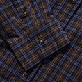 Load image into Gallery viewer, Butter Goods Plaid Shirt Brown / Cobalt
