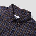 Load image into Gallery viewer, Butter Goods Plaid Shirt Brown / Cobalt
