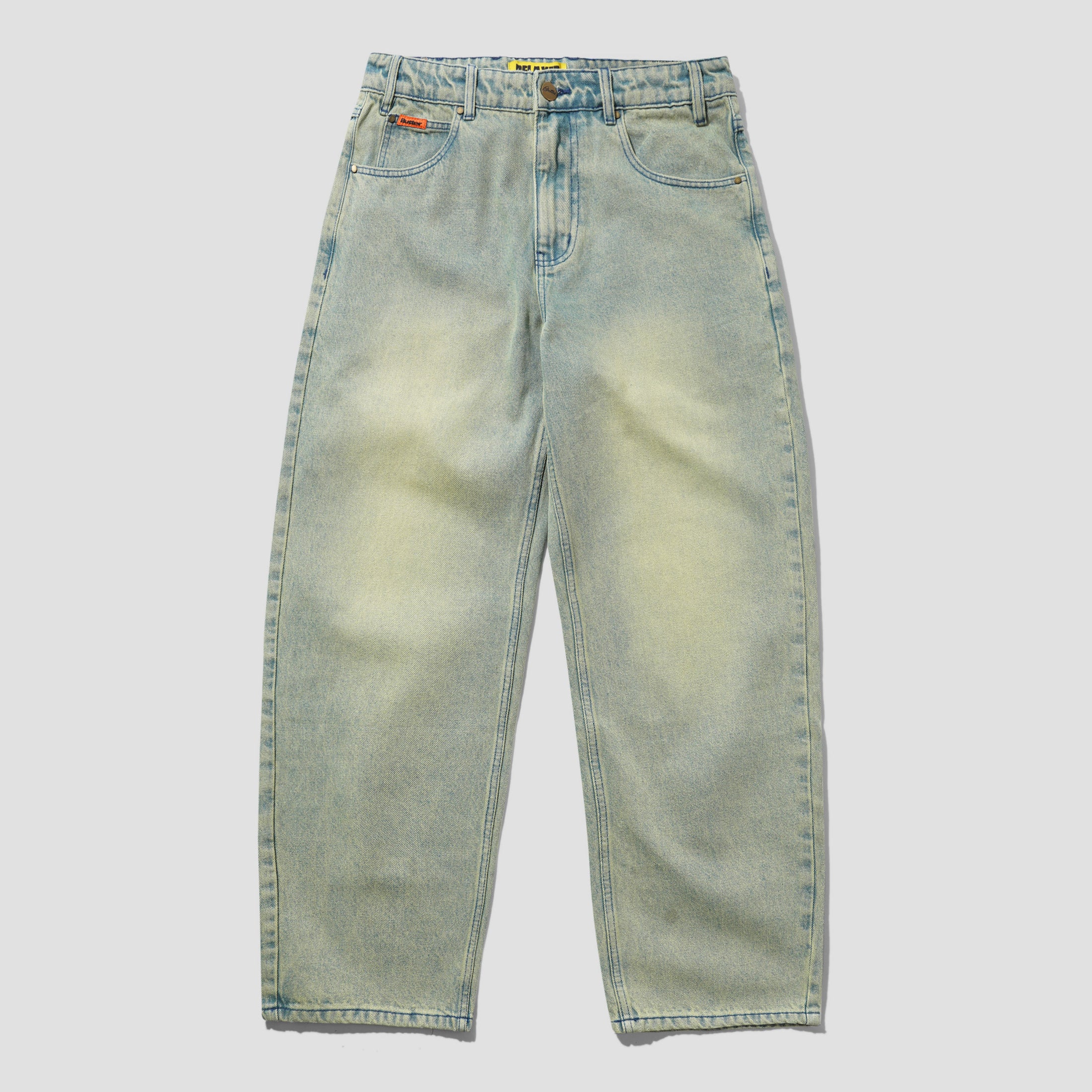 Butter Goods Relaxed Denim Jeans Sunfade Blue