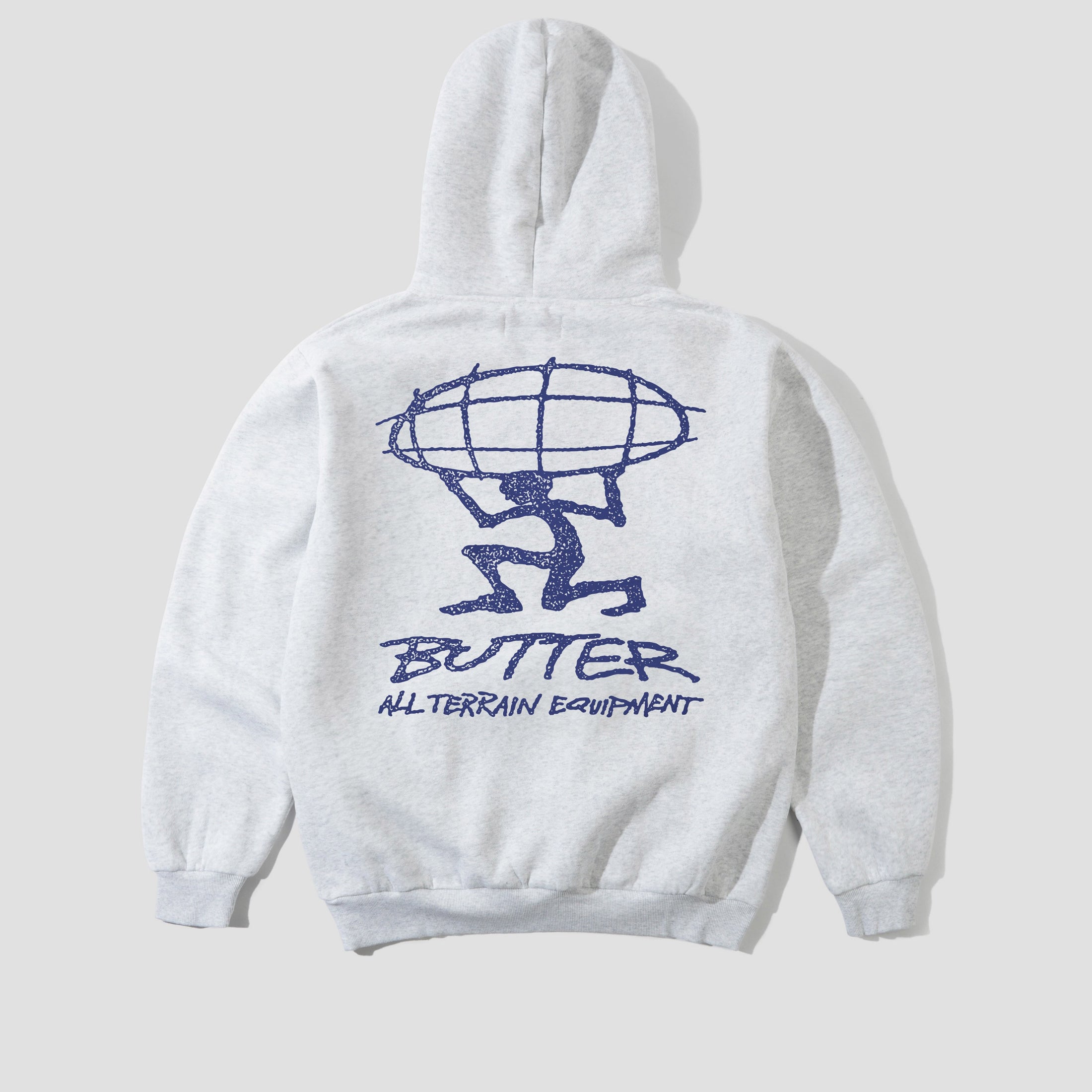 Butter Goods Terrain Pullover Hood Ash
